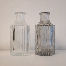 밍블랑 셀프인테리어 디퓨저재료 모음 DIY 디퓨저 공병 섬유스틱 리필오일 디퓨저스틱, 1개, 스트라이프 그레이200ml