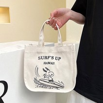 낭만라운지 알벨린 미니 캔버스 토트백 가방