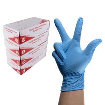 하가소모 9인치 니트릴장갑 청색BLUE 라지(L), 대(L), 100매