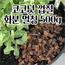 코코넛 껍질 코코칩 허스크칩 화분 멀칭 500G 혁신적인 상토 알뜰한, 중