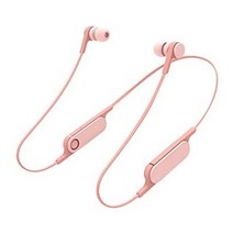 일본직발송 2. ELECOM 이어폰 BLUETOOTH BUND(비앤드) 1 버튼으로 간단 조작 연속 음악 6시간 쉘 핑크 LB, One Size_쉘 핑크, 상세 설명 참조0