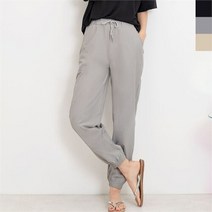 셀러허브 여성패션 [오노마] ONM 여성 조거팬츠 1P 여름 시원한 밴딩 카고바지 면바지