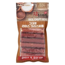 간단 허스키과자 건조 잉글리쉬불독과자 영양 골든리트리버스낵 고급 오리 6P, 1개