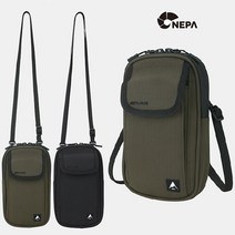 네파 NEPA 송파점 남녀공용 멋을 아는 트레킹 -크루 N.T.C 006B 핸폰드폰 파우치 7IE7516SP, 000, 카키(105)
