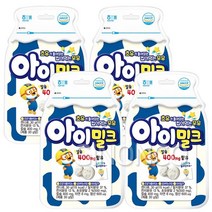 지노앤코 해태제과 아이밀크 30g 초유 칼슘 우유 밀크캔디, 4개