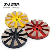 쌍발기 콘크리트광택기 Z-LEAP 4 "다이아몬드 연마 패드 금속 본드 105mm 콘크리트 화강암 대리석 디, 02 3 개_03 Grit 400