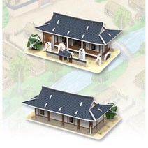 3D 입체퍼즐 한국 전통 기와집 모형 만들기 두뇌퍼즐, 상세페이지참조