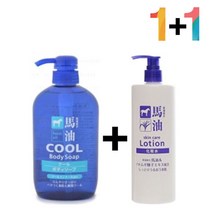 쿨 바디워시 가드름 클렌징 미끌거림없는 율무 스킨, 쿨바디워시(파랑) 1개_시카센텔라50스킨 1개, 본상품선택