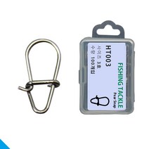 스냅 벌크 HT003-B(100개입) 대용량 루어 에기 스냅 도래 낚시 채비 소품 용품 바다, 3호(18kg)-100개입