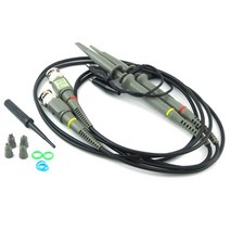 정밀 2Pc P6100 BNC Oscilloscope Probe Kit 100Mhz 1X High Precision Scope Analyzer Alligator Clip Tes, 한개옵션0