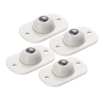 베리구즈 접착식 이동 미니 휠 보조바퀴 4P, 스틸 미니 볼바퀴 4P