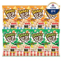 [사조대림] SHAKE 팝콘 2종 72g x8개 /치즈맛/어니언맛/쉐이크팝콘, A/B/C/형:치즈8개{A}