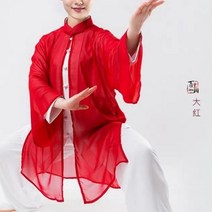 허리밴딩 중국풍 대련 주짓수 수련복 공연 의류 요가 경기 트레이닝 도복