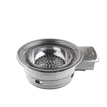 국산 스텐 원형 숯불화로 불안나로스타 D형 330용