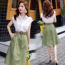 K0D1017 여성세트 치마 캐주얼 여름 투피스 유행 편안