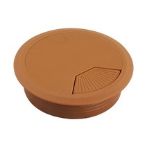 고급 전선 보호 캡 책상 구명 커버 마개 80mm 연갈색, 상세페이지 참조