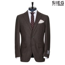 신원아울렛 지이크 이태리 캐시미어 앤 울 블랜디드 밤색멜란지 정장 자켓PBEAH4008