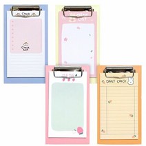 메모패드 클립메모보드 8개, 단품