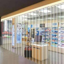 PVC 방풍비닐커튼 방풍막 바람막이 사이즈 맞춤 주문제작 업소용 카페 식당, 2T 50cm, 225cm