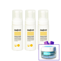 딥프루브 세라마이드 아크네 버블 클렌저 피부 여드름 트러블 완화 무자극 클렌징 폼 비건 민감성 천연 친환경 유기농 150ml, 3개(추가할인+사은품+무료배송)