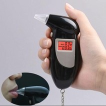 디지털 휴대용 음주측정기 미니 알콜 농도 측정기, 단품