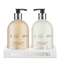 베일리스앤하딩 [베일리스 앤 하딩] 호호바 바닐라 아몬드오일 2종 세트(핸드워시 500ml + 바디로션 500ml)