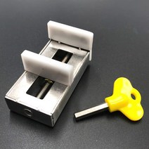 샷시 창문락 도난 방지 방범창 스토퍼 창문형 도어 에어컨 잠금 슬라이딩 윈도우 락 장치, B_2단