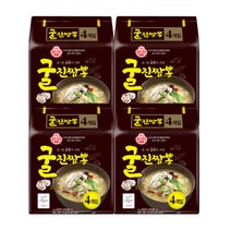 쇠고기미역국라면 115g 4입x4개 (총 16봉), 굴진짬뽕 130g 4입x4개 (총 16봉, 단품