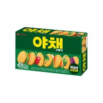 롯데 야채크래커 249g 2개 쫀듯한 바삭한 수제쿠키 사무실간식, 8개