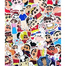 짱구 스티커 인스 50장 세트 굿즈, B형/50장
