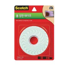 12mm x 4M 3M 초강력양면테이프 두꺼운양면테이프 스펀지 블랙박스 스폰지 스카치