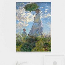 주문제작 액자 모네 Woman with a Parasol, 양산을쓴여인／주문액자