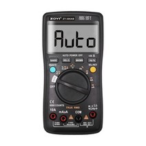 전자파측정기 ZOYI 300AB 디지털 멀티 미터 6000 아날로그 테스터 True RMS Professional DIY 트랜지스터 커패시터 NCV Lcr, [01] ZT-300AB