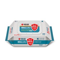 닥터큐 에탄올 살균 소독티슈 생활화학제품 60매, 단품
