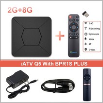 TV 셋톱 박스 스마트 수신기 OTT IATV-Q5 미니 안드로이드 2.4G/5G 와이파이 BT5.0 Allwinner H316 2G 8G 100M 10 TVBOX 미디어 플레이어, Eu 플러그_2G 8G BPR1S PLUS, 5.미국 플러그 - 2G 8G BPR1S Plus