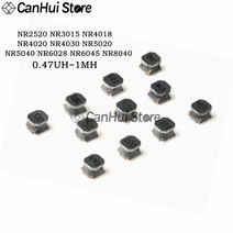 SMD 자기 접착제 차폐 전원 인덕터 0.47UH ~ 100UH NR2520 NR3015 NR4018 NR4020 NR6028 NR604, 10 NR8040_05 3.3UH