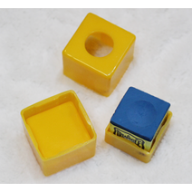 개인용 초크 케이스 노랑색 아담상대 삼순이장갑 아우라팁