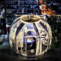 에어텐트 거실형텐트 감성 차박 돔 텐트 터널형 그늘막 쉘터 장박 그물 레드 버블 하우스 B B 풍선 야외 투명 단일 레이어 캠핑 캠핑 구형 pc 스타 빈 건물 창고