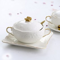 세라믹 새둥지 그릇 디저트 수프 컵 유럽식 죽 보울, E