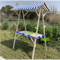 플리마켓매대 노점매대 이동식행사매대 접이식행사매대 플리마켓 판매대 행사매대 휴대용행사매대, 1.5x60x2.1 블루 스트라이프