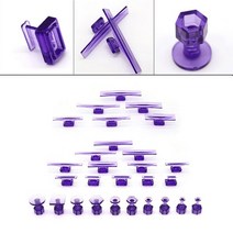 28Pcs 접착제 탭 덴트 리프터 도구 풀러 제거 자동 페인트없는 수리 바디, 01 28pcs