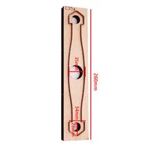 핸들 절단 금형 수제 DIY 가죽공예 템플릿, C35 대형, 1개