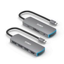 베이식스 BX6H C타입 6 in 1멀티허브 충전 USB 허브 HDMI 서피스 맥북 스마트폰 외장 모니터 출력, BS8P 멀티허브