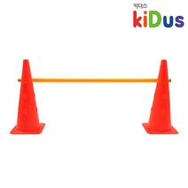h55 키더스 유아체육교구 허들콘 시스템(48cm) 낱개 블루 볼/축구공/탱탱볼/고무공/피구공/미니공/짐볼
