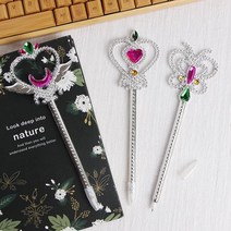 블링블링 큐빅볼펜 팬시 디자인볼펜