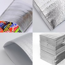 리시안제이 50P 25X35CM 두꺼운 은박 보냉봉투 아이스크림보냉백 보냉팩주머니