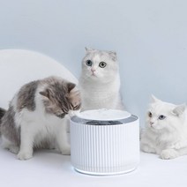 퓨리테일 강아지 고양이 반려동물 스마트 클리어 정수기, 화이트