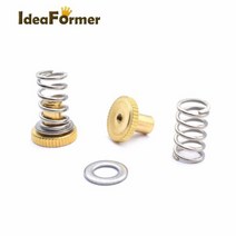 IdeaFormer-3D 프린터 부품 UM2 얼티메이커 조정 너트 스프링 플랫 와셔 3 또는 4 액세서리, 02 4 set