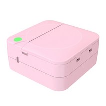 휴대용 미니 열전사 프린터 무선 bt 200dpi 사진 레이블 메모 잘못된 질문 인쇄, 분홍, 협력사