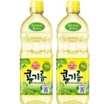 오뚜기 식용유 콩기름 900ml, 2개